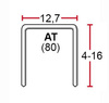 ZESTAW: Zszywacz pneumatyczny tapicerski 4PRO8016/80/4mm-16mm + zszywki