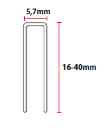 Sztyfciarko-zszywacz gwoździarka  pneumatyczny 4PRO2w1 90 16-40mm & 1,2 15-50mm