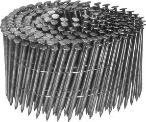 Gwoździe bębnowe na drucie 2,1x40 kąt 16° ryflowane czarne