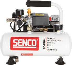 Kompresor SENCO MINI 58dB o pojemności 4,0L bezolejowy 230V