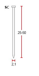 Gwoździarka pneumatyczna bębnowa SCN34 drut kąt 16° 25-50mm