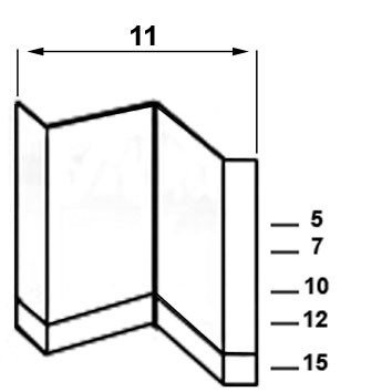 BLASZKA GWÓŹDŹ DO RAM OBRAZOWYCH 10mm