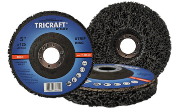 Ściernica tarcza ścierna włóknina 125mm x 22,2mm usuwanie rdzy farby - 5szt