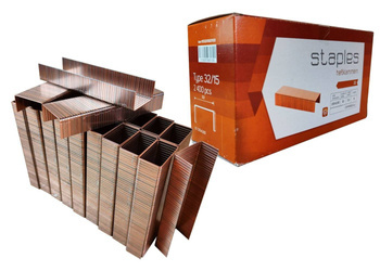 Zszywka do zamykania kartonów typ 32 długość 18mm miedziowana