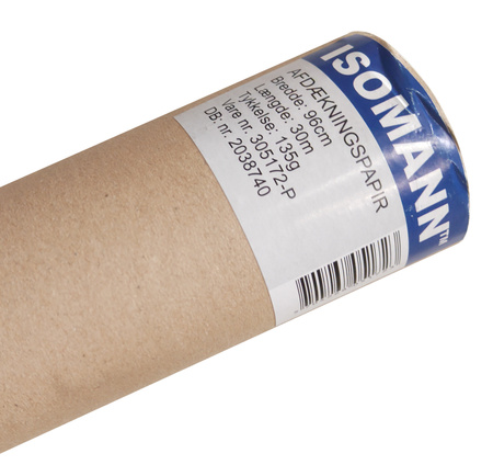 Folia malarska papier ISOMANN 30m2 135g brązowa
