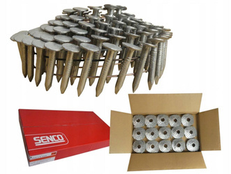 Gwoździe bębnowe papiaki 3,1x22mm / drut 16°/ gładkie / galwanizowane / MINIBOX