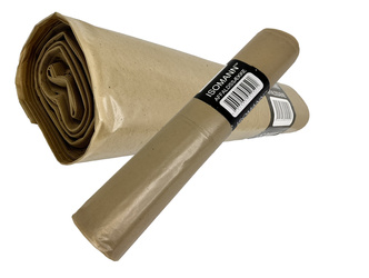 Worki na śmieci budowlane LDPE wytrzymałe 110 l 70x105cm
