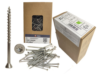 Wkręty tarasowe do tarasów nierdzewne drewno A2 4,2 x 56mm 100szt TORX20