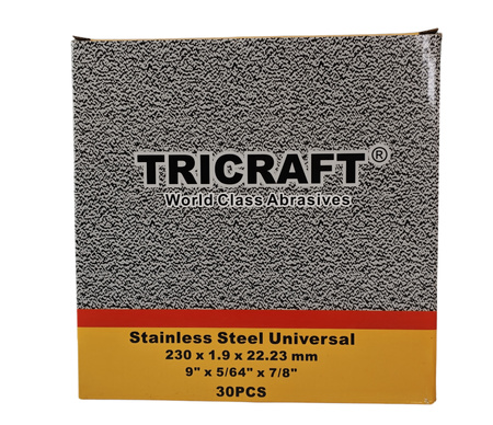 Tarcze do cięcia metalu 230 x 1,9 x 22,2 mm TRICRAFT XP-PLUS II 30szt