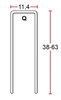 Zszywacz pneumatyczny budowlany SQS55XP zszywka Q w długości 32mm-63mm
