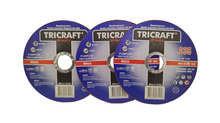 Tarcze do cięcia metalu 125 x 1 x 22,2 mm TRICRAFT XP-PLUS II 1szt