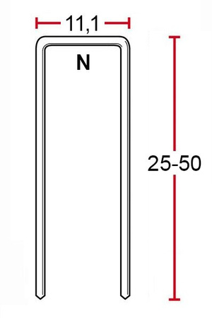 ZESTAW: Zszywacz pneumatyczny stolarski 4PRO1450 zszywka typ 14 w długości 25mm-50mm + zszywki