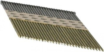 Gwoździe taśmowe łączone papierem 34°/ ø 3,1/90 mm ryflowane czarne