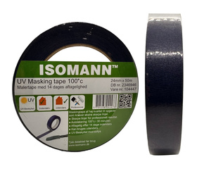 Taśma niebieska malarska maskująca ISOMANN 24mm x 50m