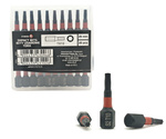 Bity udarowe 4PRO magnetyczne 25mm 1/4" TORX10 - 20 szt