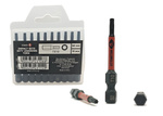Bity udarowe 4PRO magnetyczne 50mm 1/4" TORX10 - 10 szt