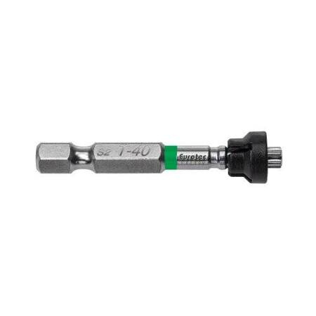 Bity TX40 TORX EUROTEC 50mm MAGNES 1/4" DŁUGI końcówka magnetyczna